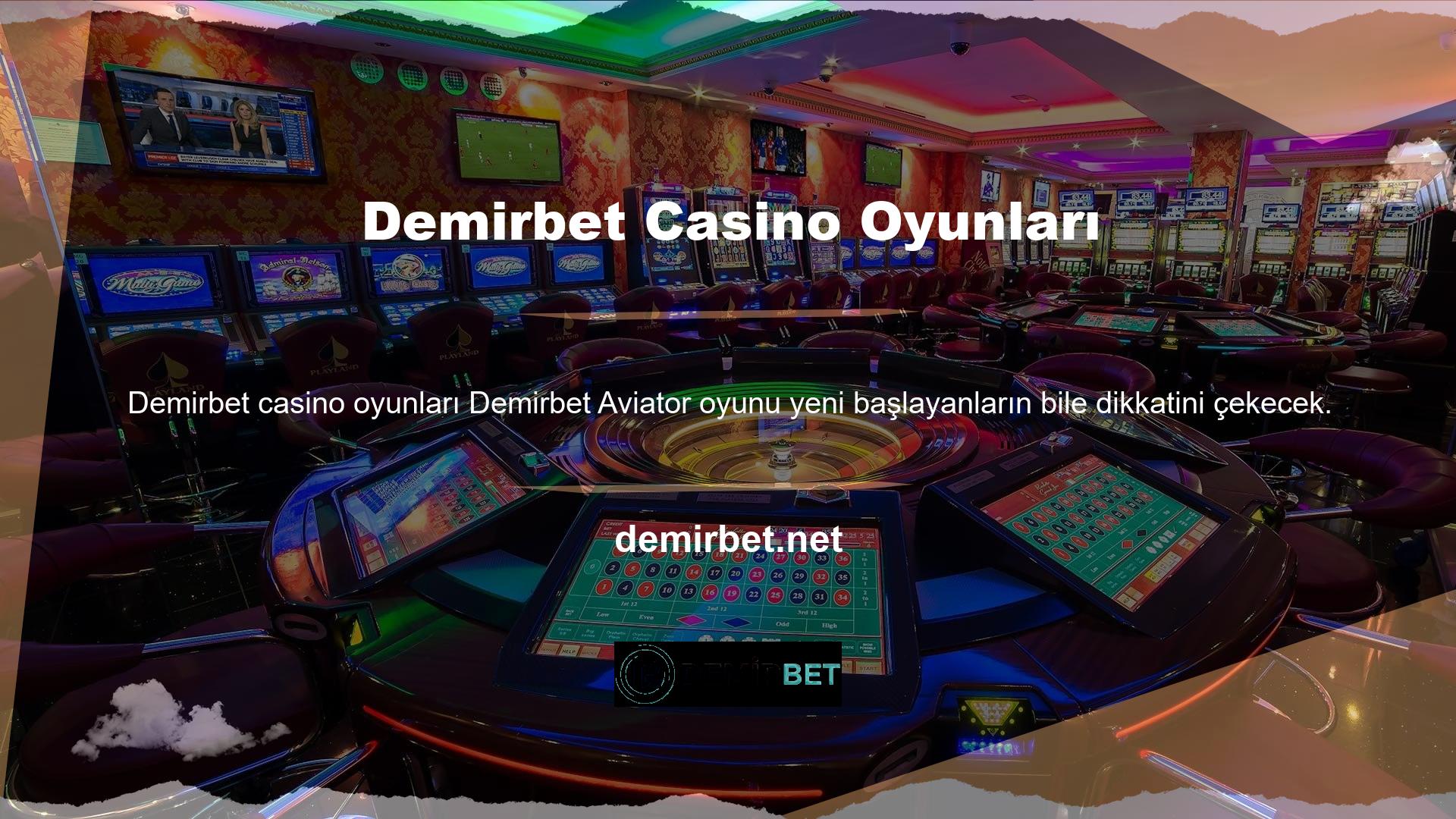 Bu, Demirbet Live Casino'yu denemeye değer bir seçenektir